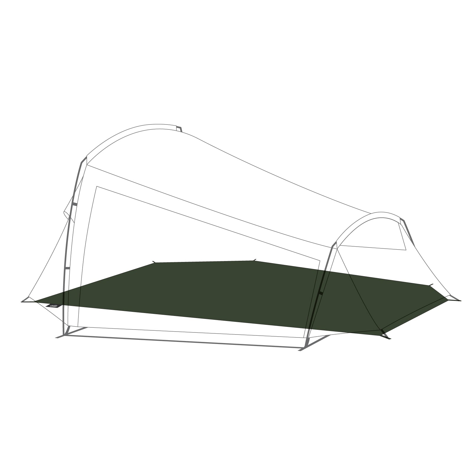 qeedo Light Spruce S Groundsheet