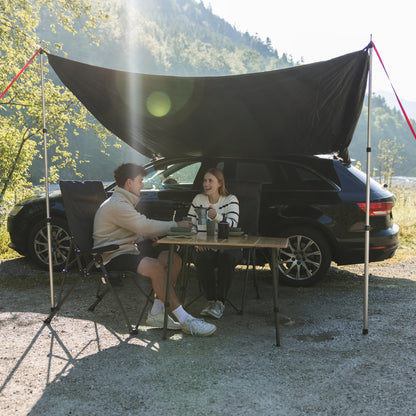 qeedo Motor Tarp - Car, flexibles Sonnensegel für dein Auto